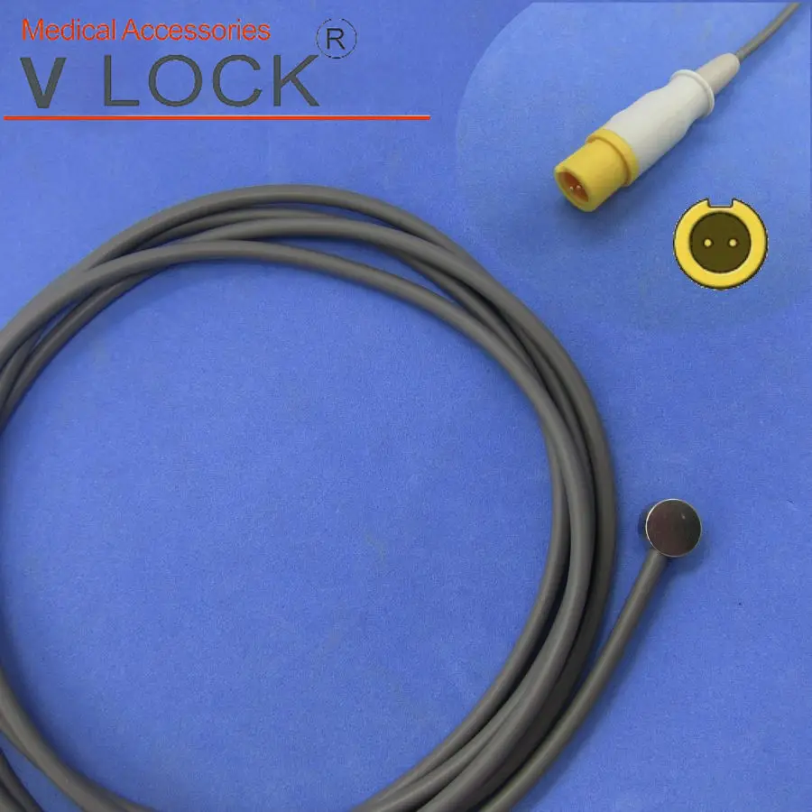 Compatible Comen C Series Skin-Surface Esophageal Rectal Temperature Probe for Adult/Pediatric Use 3.5 Cable Hospital Clinic