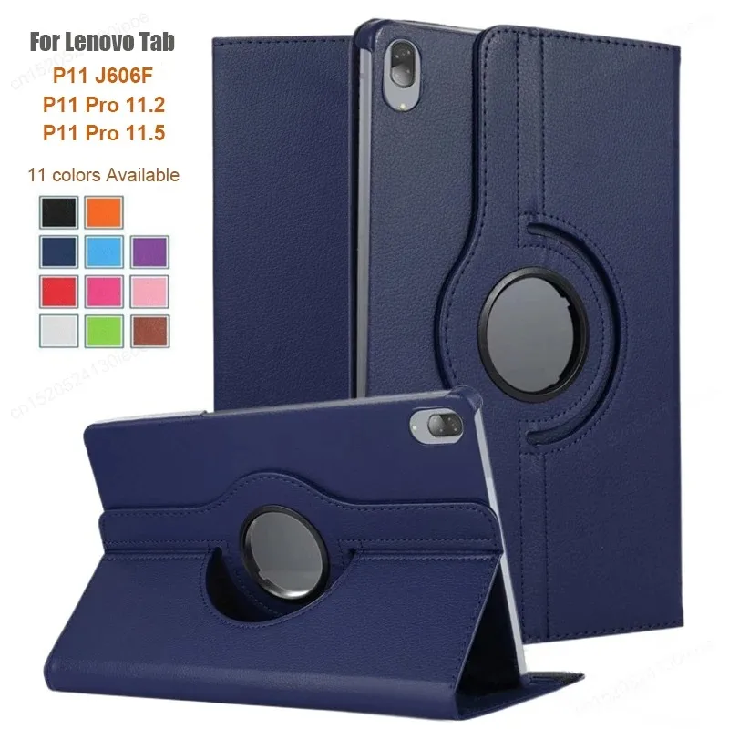 

Case For Lenovo Tab M11 P11 Pro 11.5 2nd 11.2 Plus M10 10.1 Plus 10.6 10.3 Xiaoxin pad 10.6 M9 M8 360 Rotating Stand Cover Funda