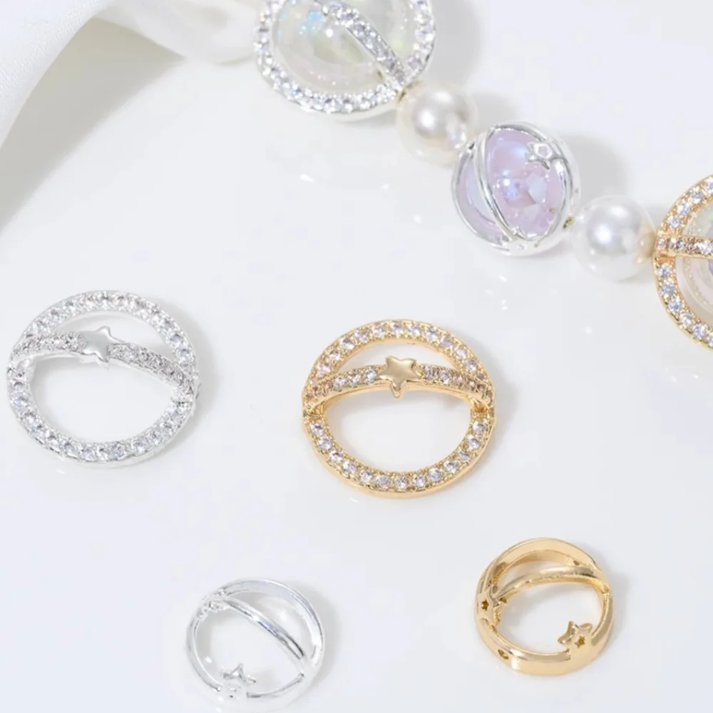 

14-каратное золотого цвета, полукруглый пустой держатель, кольцо из бисера, держатель для бусин с кристаллами и жемчугом, сделай сам, ювелирные аксессуары, материал