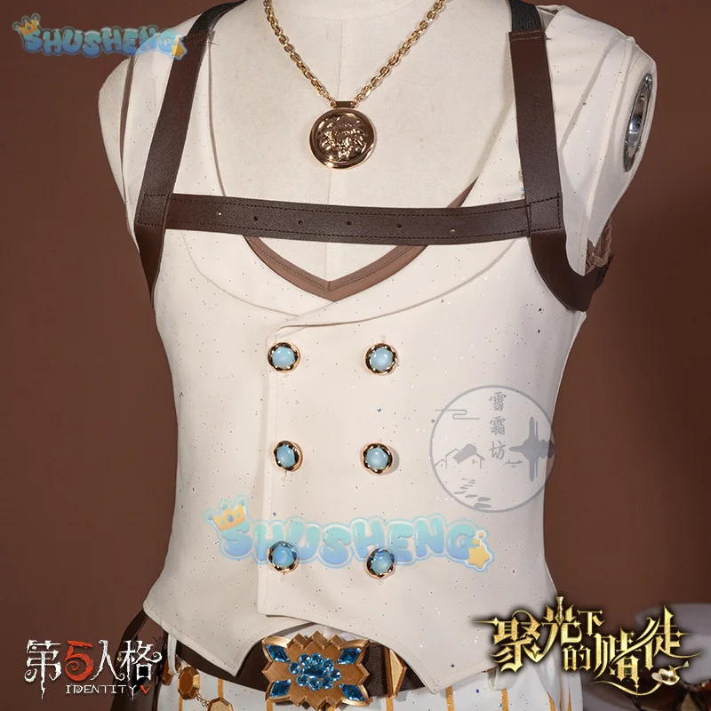 Disfraz de Cosplay de Identity V Prospector, uniforme Norton Campbell, jugador en el foco, Halloween para mujeres y hombres, accesorio de Carnaval