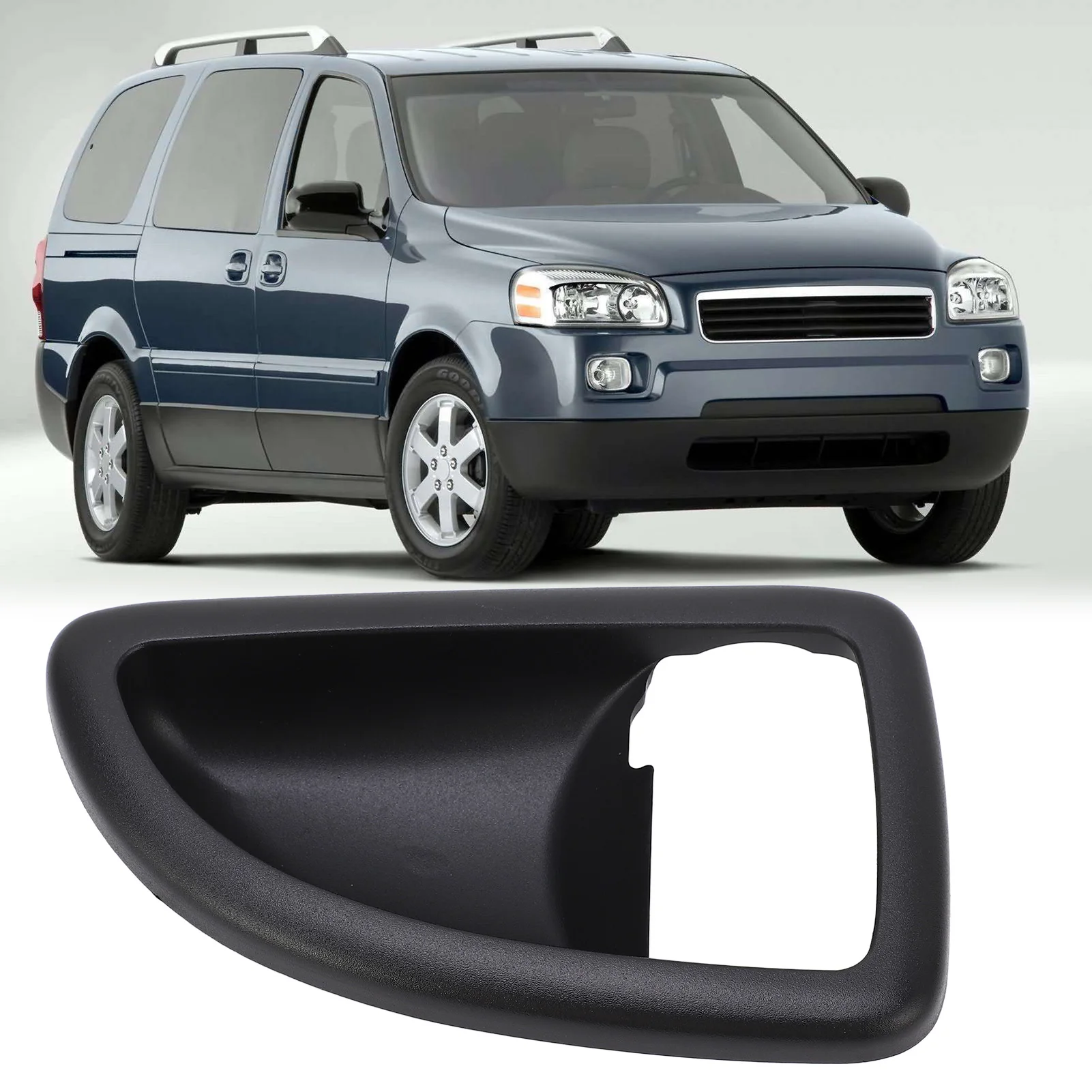 Inside Door Handle Trim Front Left Inside Door Handle Bezel Direct Fit Easy Installation 15844059 Replacement for Uplander