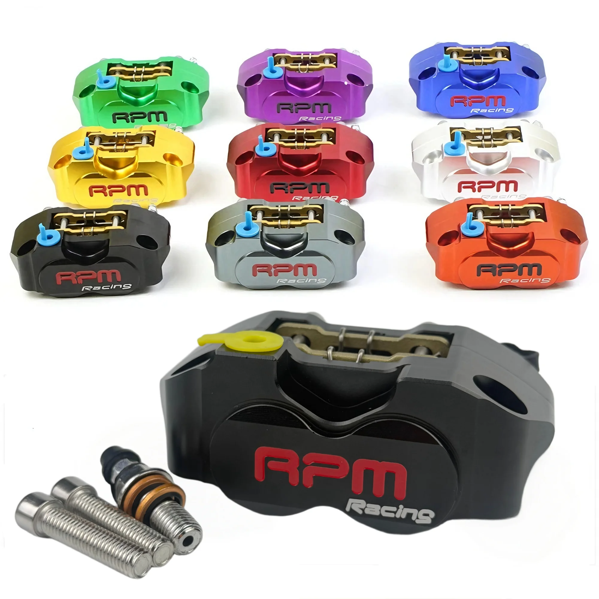 Cilindro maestro de pinza de freno de 4 pistones de 82mm para freno de disco de adaptación Radial Vespa Mountain para motocicleta Scooter