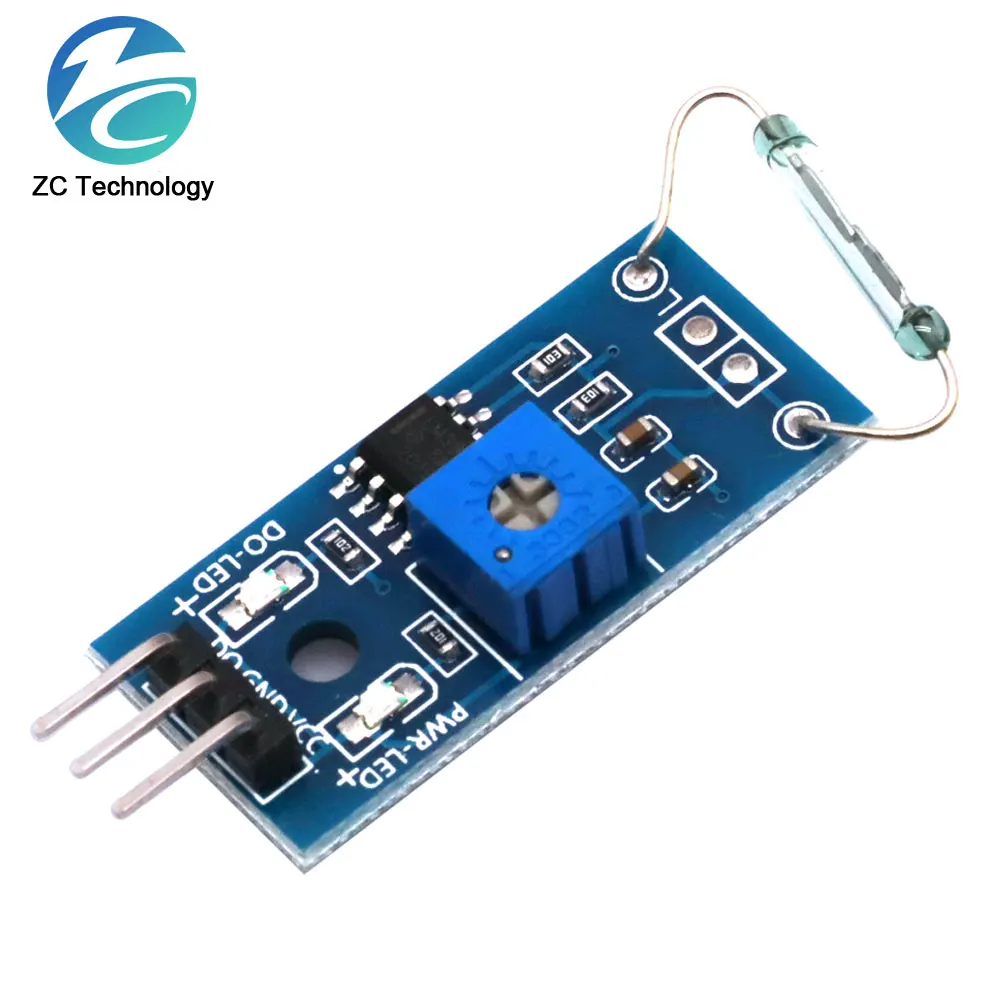 Módulo Sensor Reed Magnético, Interruptor Magnético para Arduino