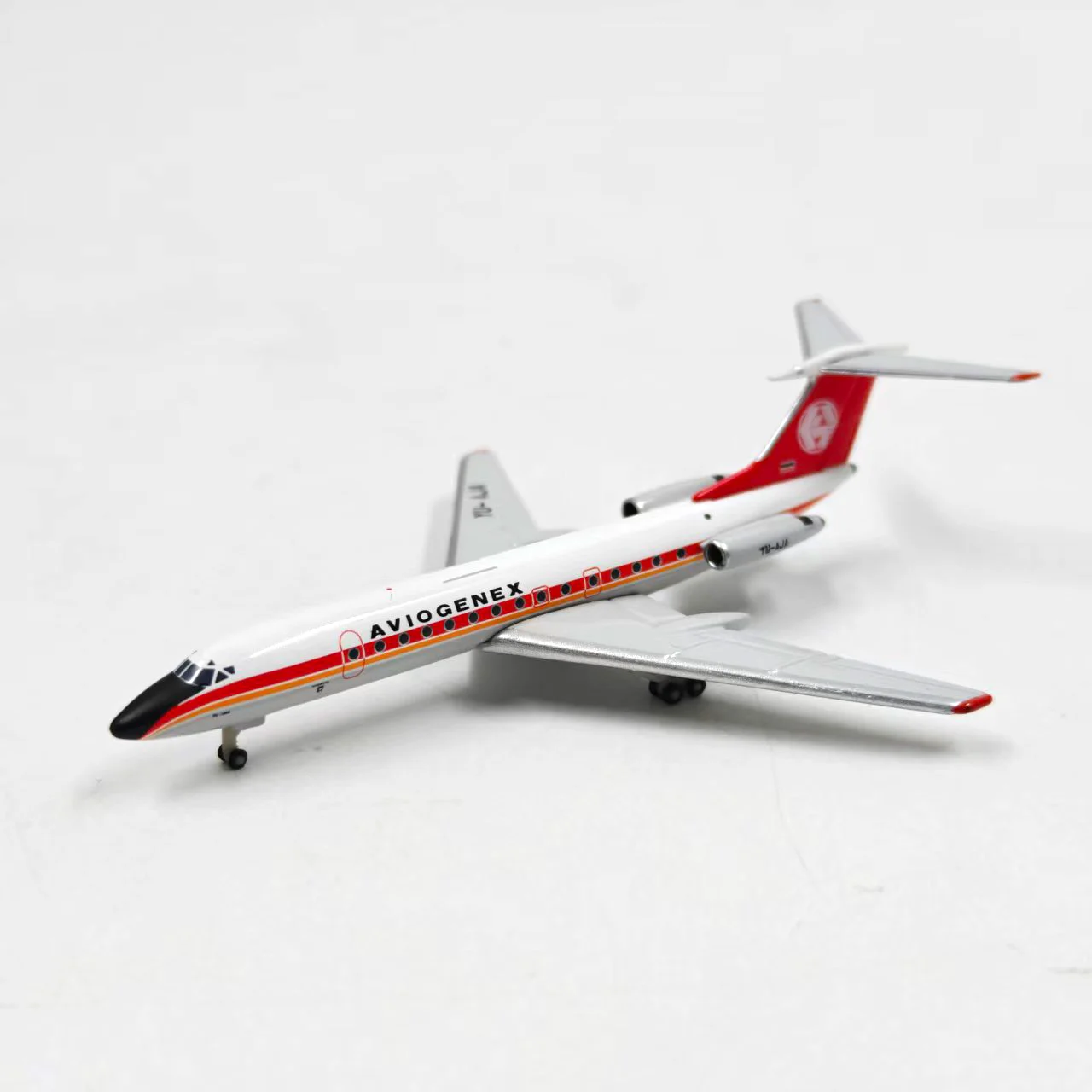Diecast Herpa 1:500 Scale TU134A 537018 Alloy Aircraft Model