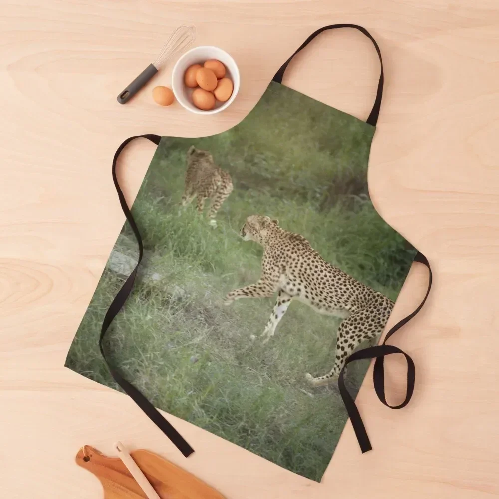 

2 Cheetahs Apron Hairdressing cleanings Apron