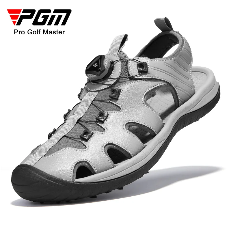 PGM Golf Shoes Men Summer Breathable Spiked Anti Slip Knob Lace Sneakers