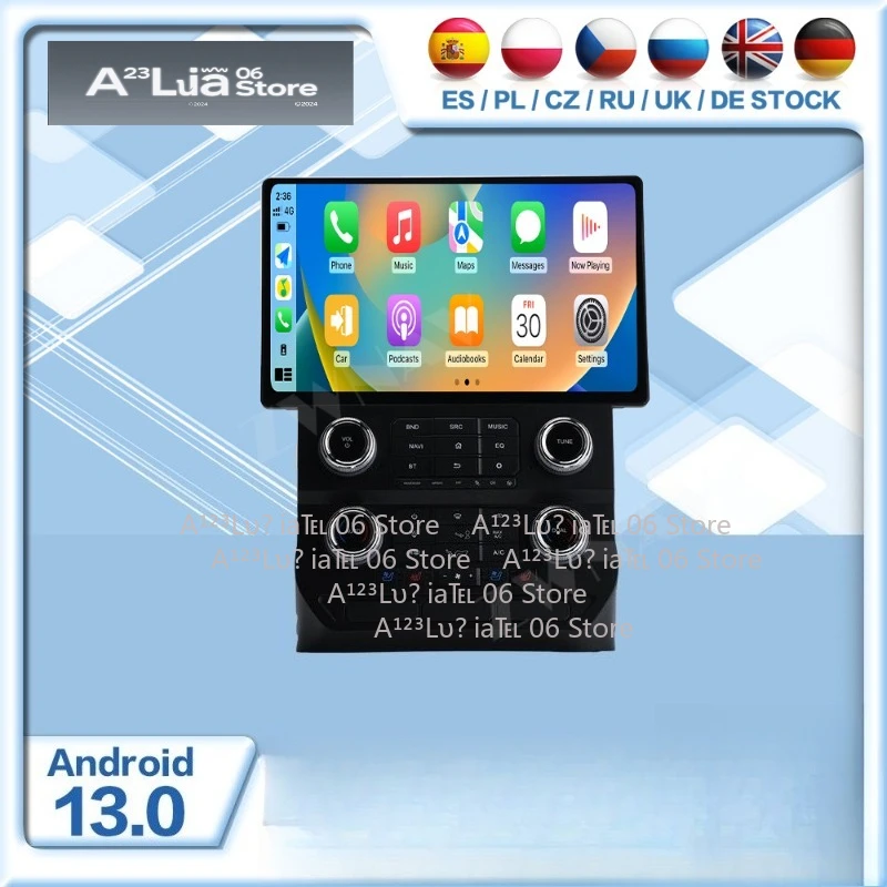 For F150 2015 2021 Android Car Radio Stereo Smart Touchscreen GPS Navigatio