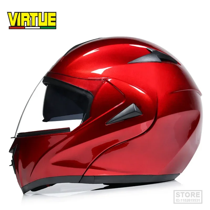 

DOT Flip Up Motorcycle Helmet Tourbike Modular Dual Visor System Full Face