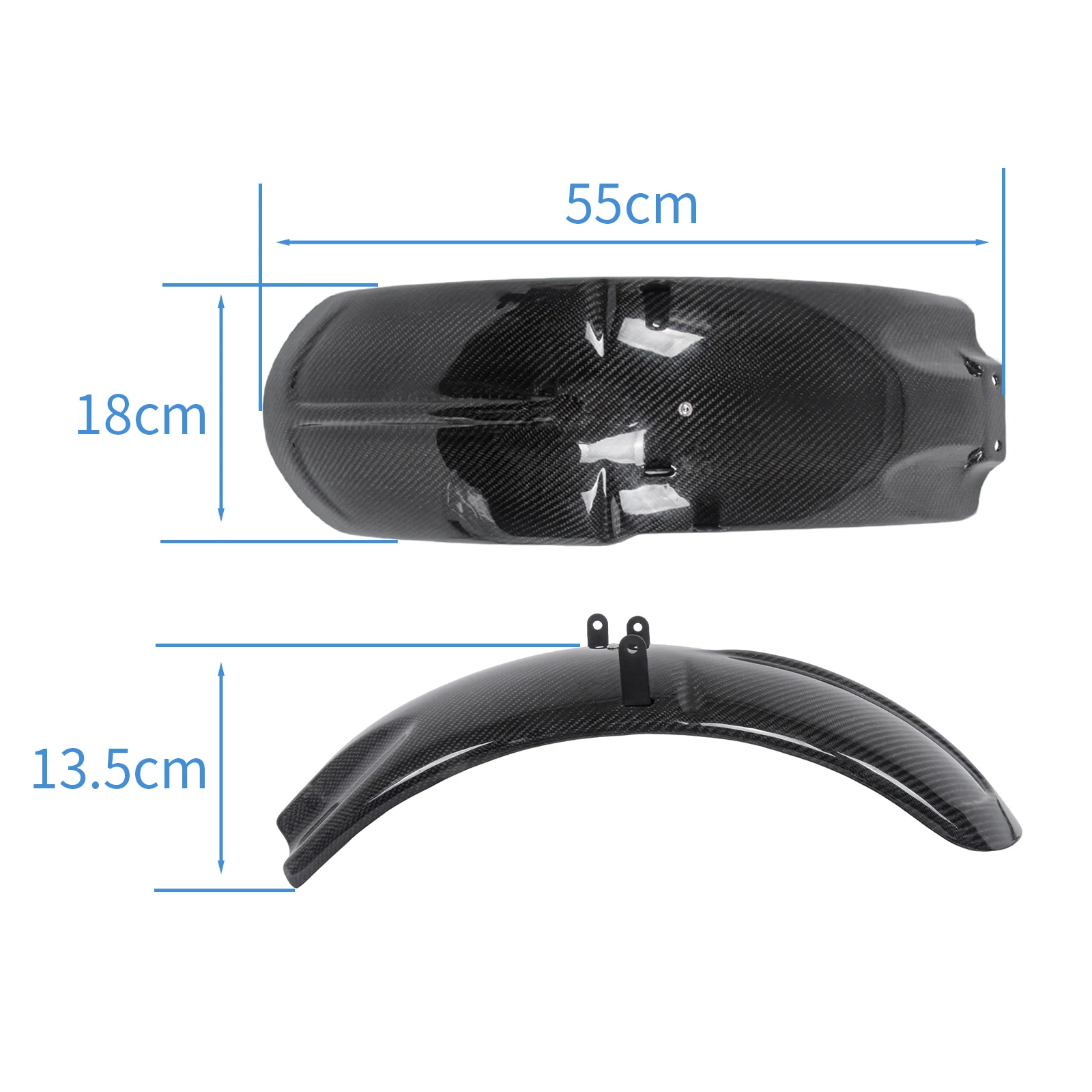 For Triump Bobber Rear Fender Carbon Fiber Motorcycle Mudguard Splash Shield Fairing Cover