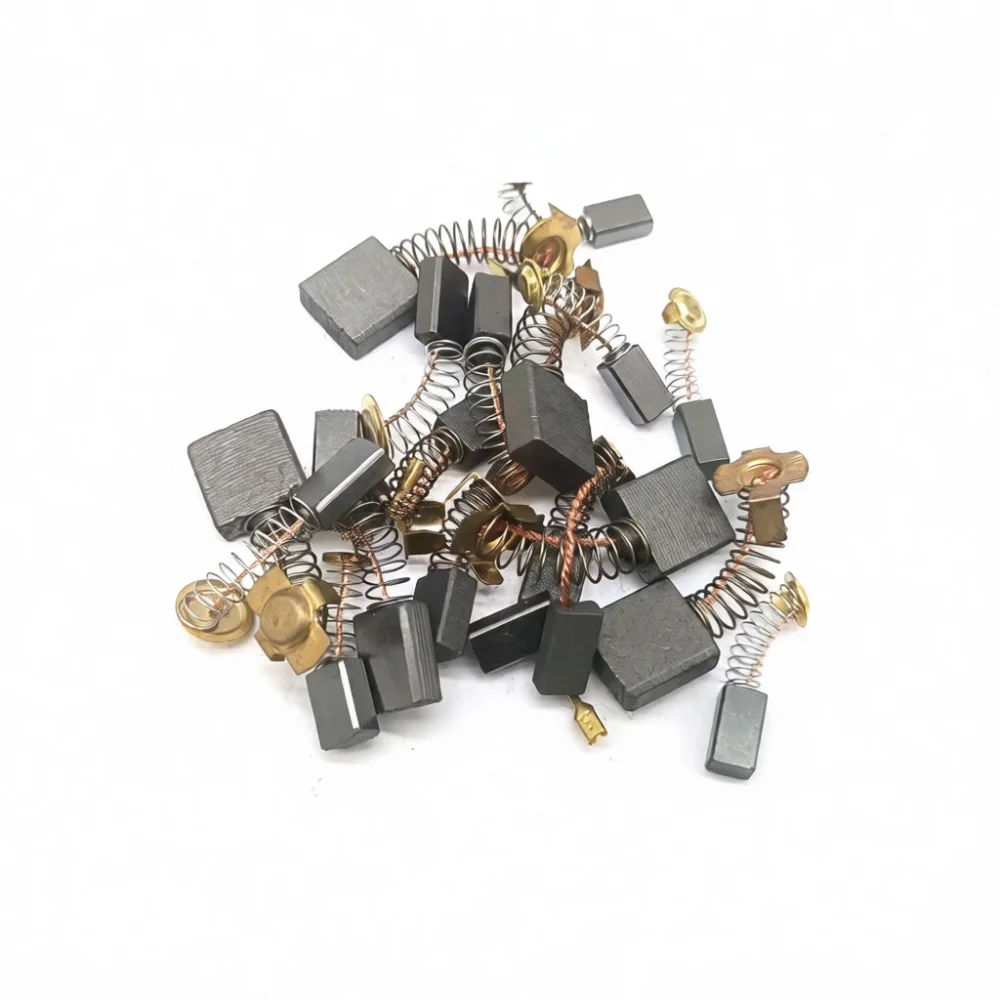 Carbon Brushes For Tiexin 08018 Power Tool Motor Replacement Parts Electric Hammer Drill Grinder Maintenance Accessories