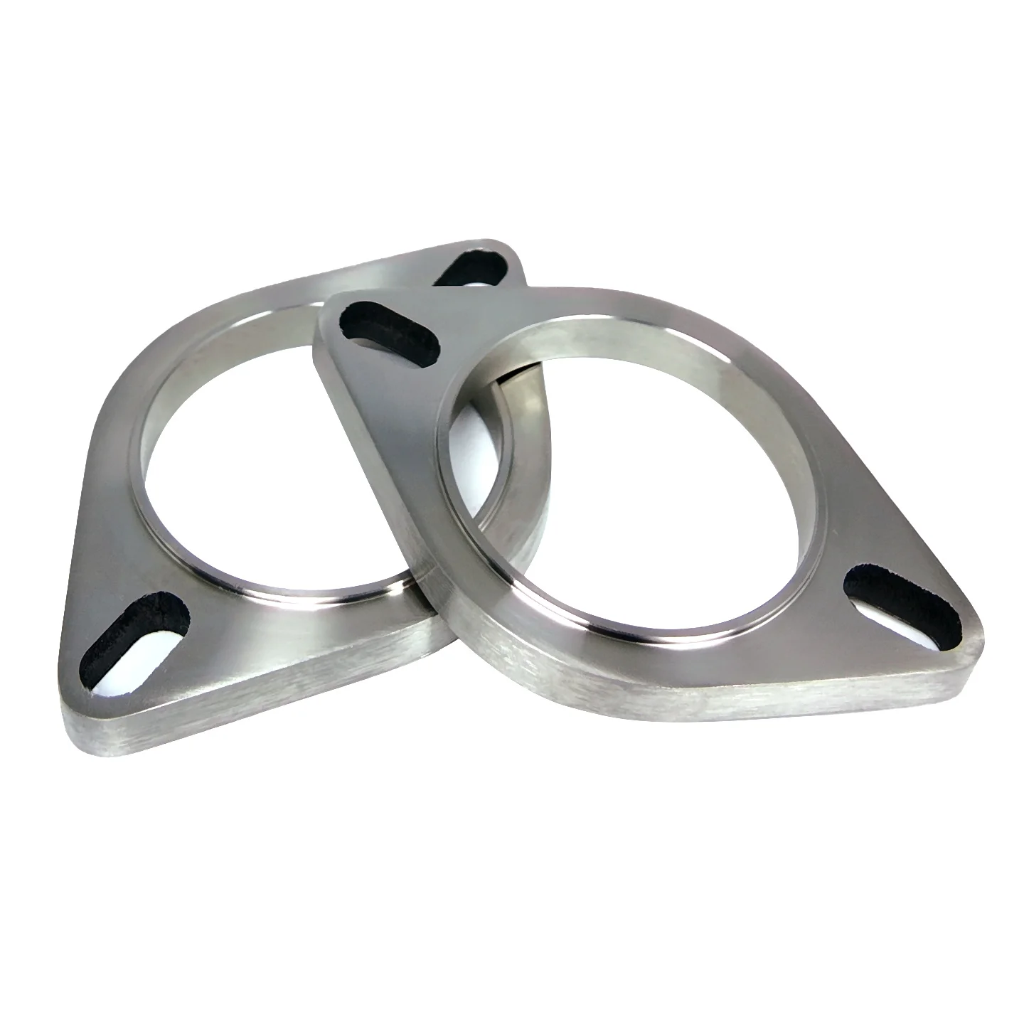 

Stainless steel exhaust 304 material flange gasket 2 bolts 45/48/ 51//54/60/63/70/76 mm universal car motorcycle muffler flange