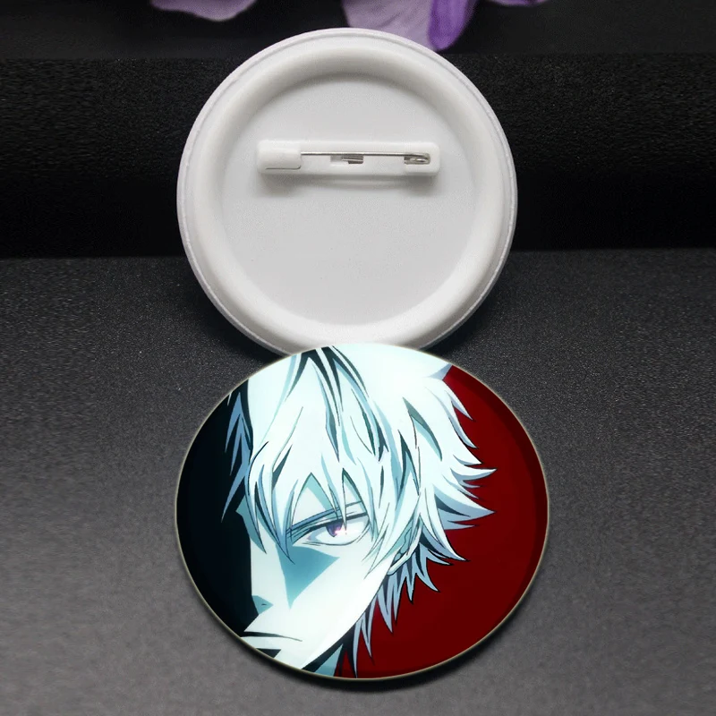 Saiki k anime broches saiki kusuo emblema para bonito mangá ícone mochila jóias acessórios fãs presentes comemorativos dos desenhos animados pinos