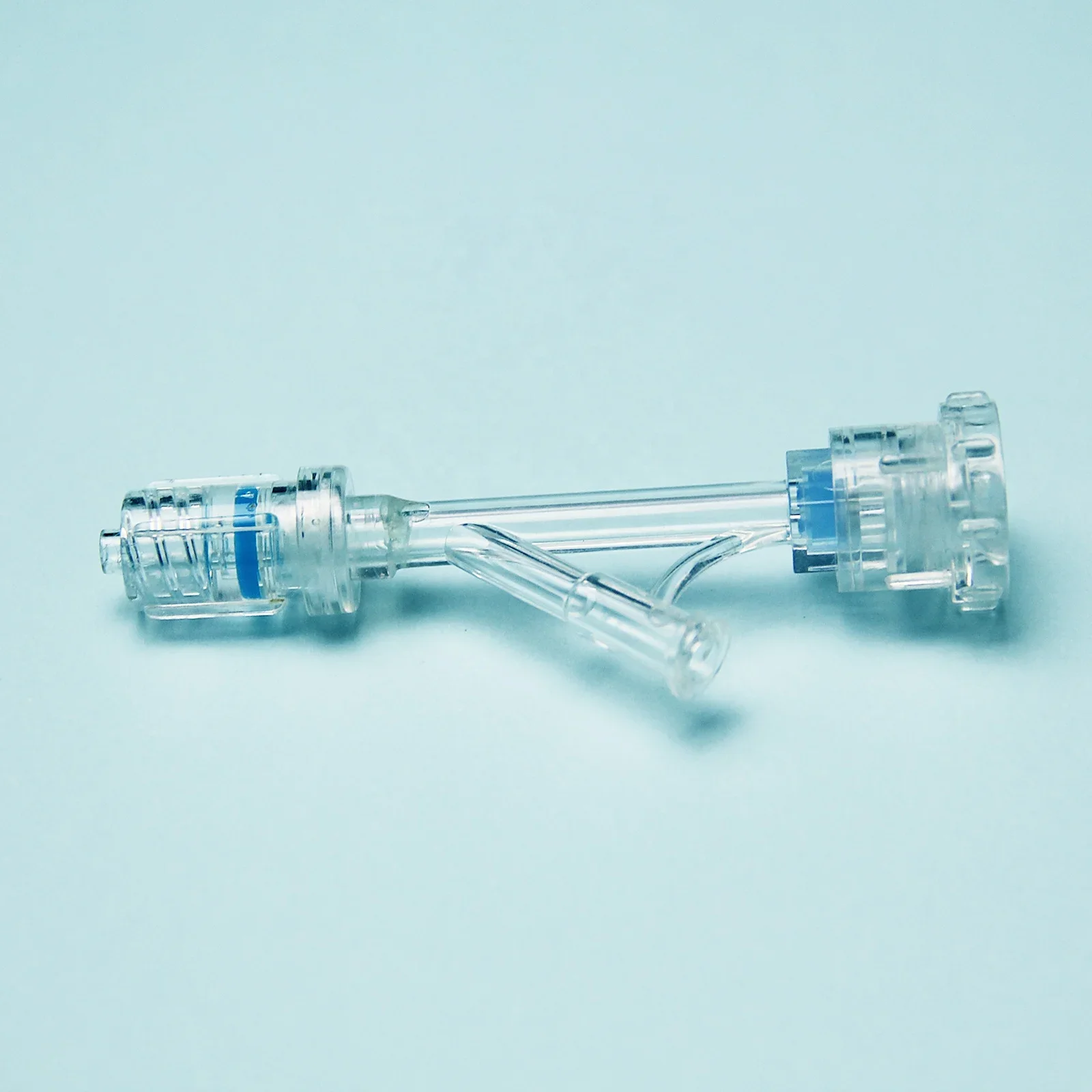 Tianck medical ptca  push and release push pull double click hemostasis valve y connector