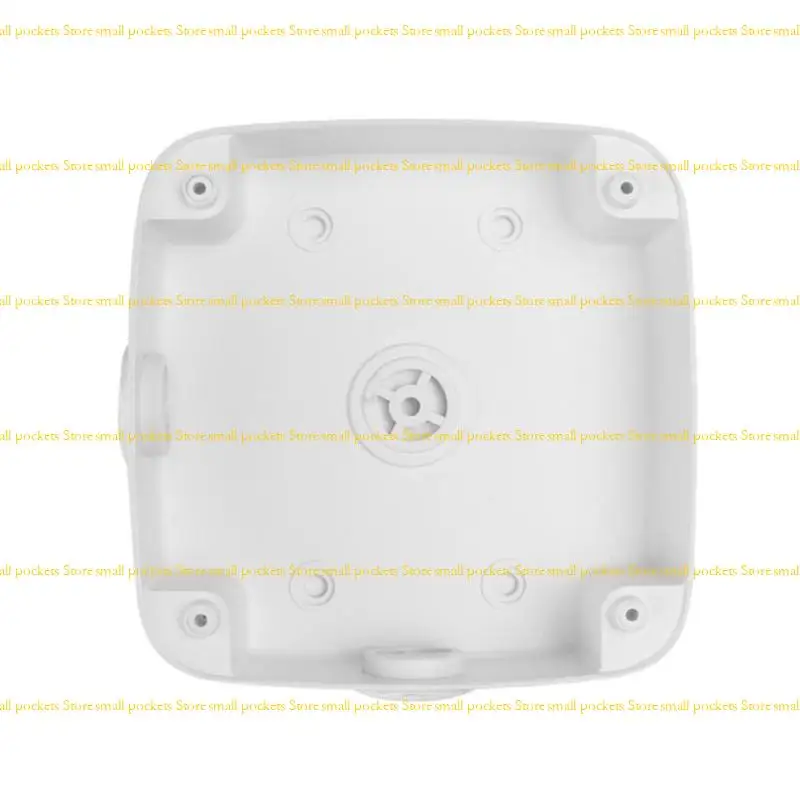 R1WD Square Plastic Junction Box with Invisible Wire Routing Impact Resistant Case for CCTV Mounts Enhances Aesthetic Durability