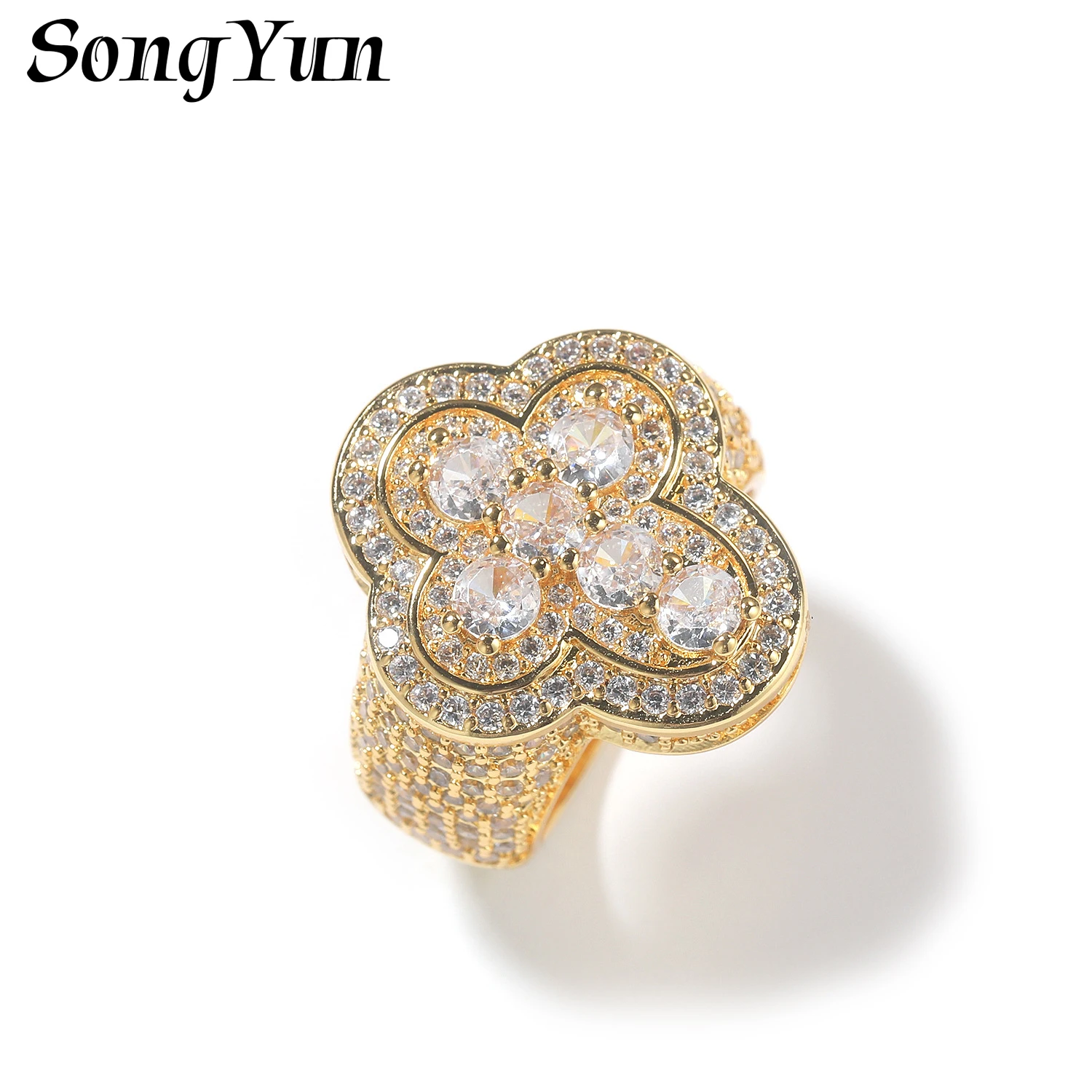 

SongYun Jewelry MHT Quality Brass Ring Wedding Band CZ 7A Zircon Engagement Party Fashion Jewelry Women Rings Fashion Jewelry