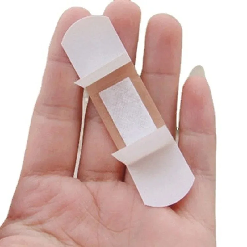 Bandages imperméables à la mode, tampons adhésifs respirants et rembourrés pour le soin et la Protection des plaies, 100 pièces/sac