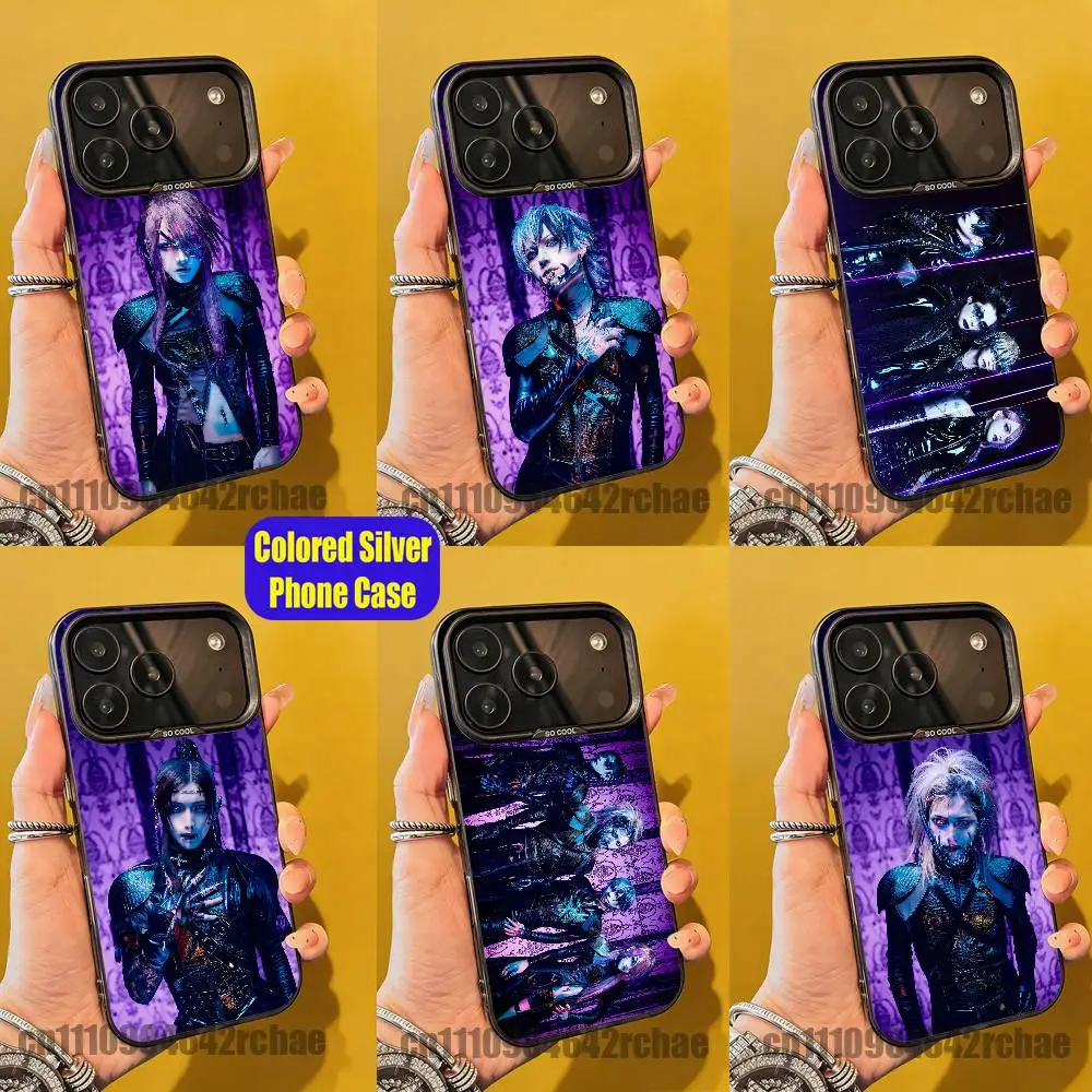 Чехол для телефона J-Jiluka D-DeViLs S-Sena R-Ricko для iPhone 15, 17, 11, 14, 13, 16, 12, E, Max, Plus, Air, Pro, Mini, индивидуальный цвет, серебристый корпус
