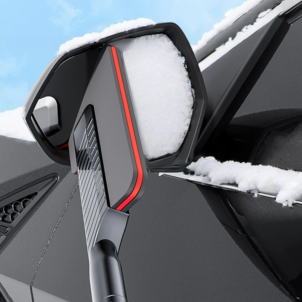 3 In 1 Extendable Ice Scraper Universal Car Snow Shovel Front Windshield Ice Scraping Defrost Broom for Car Vehicle Snowmobiles