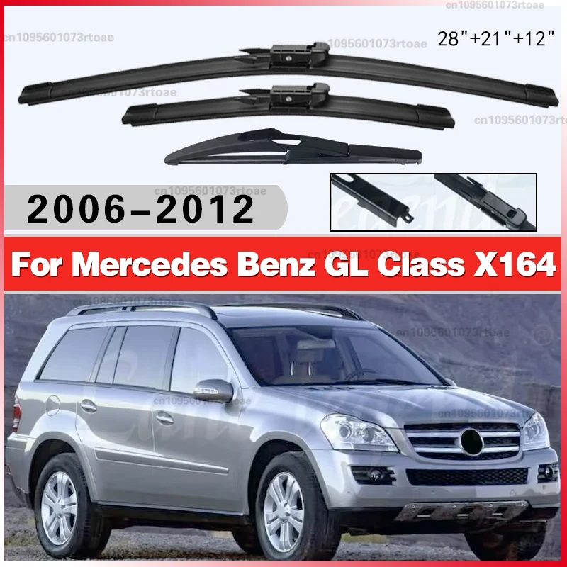 For Mercedes Benz GL Class X164 Front Rear Window 2006-2012 2007 2008 2009 2010 2011 28