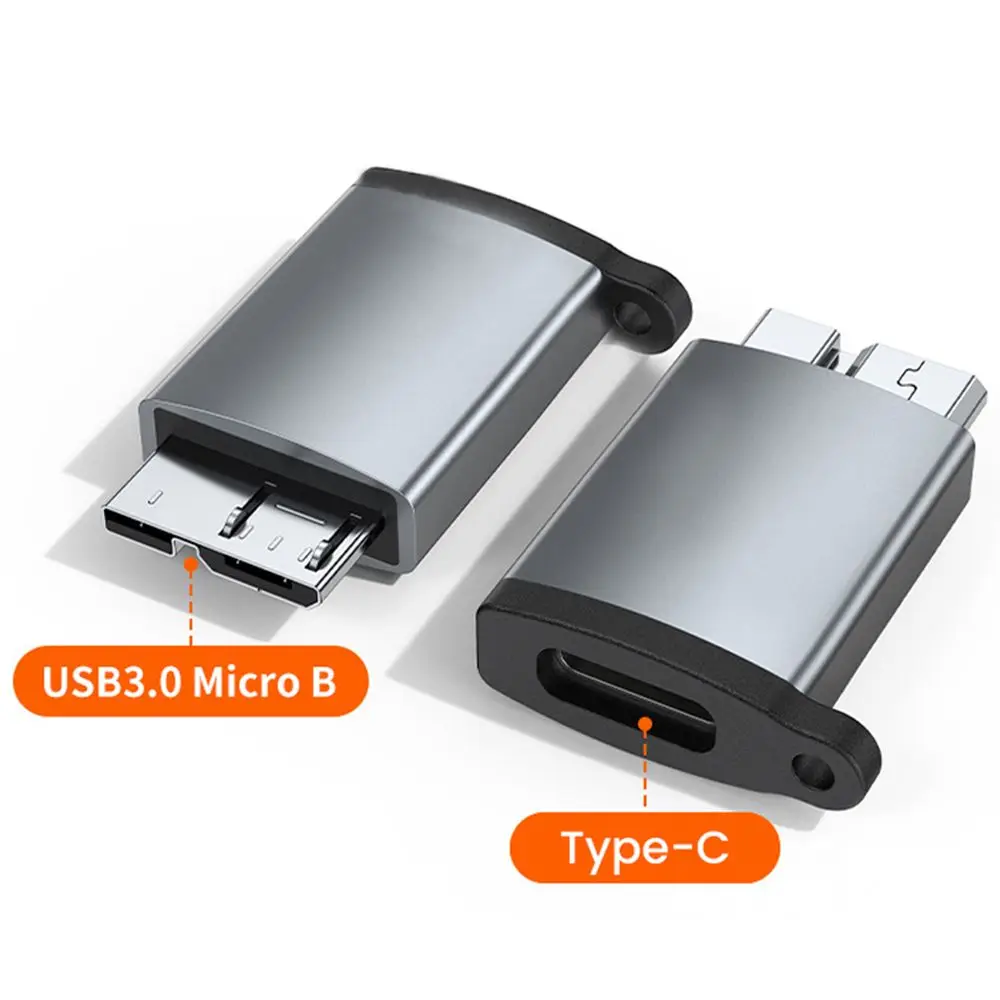 USB C To Micro B USB 3.0 Adapter Type C Female to Micro B Male Fast Charge USB Micro 3.0 to Type C Super Speed for Laptop HDD