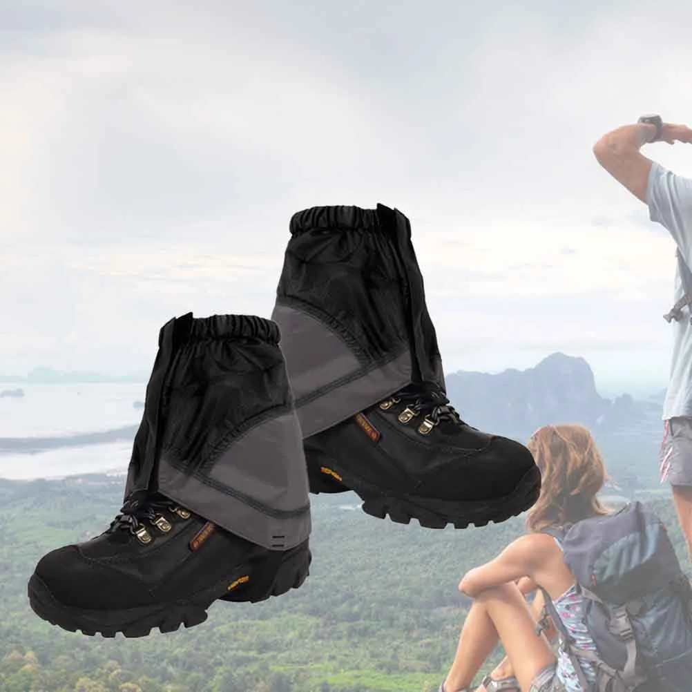 Ankle Walking Gaiter Leggings Shoe Cover Outdoor Gaiters Waterproof for Hiking Man Travel