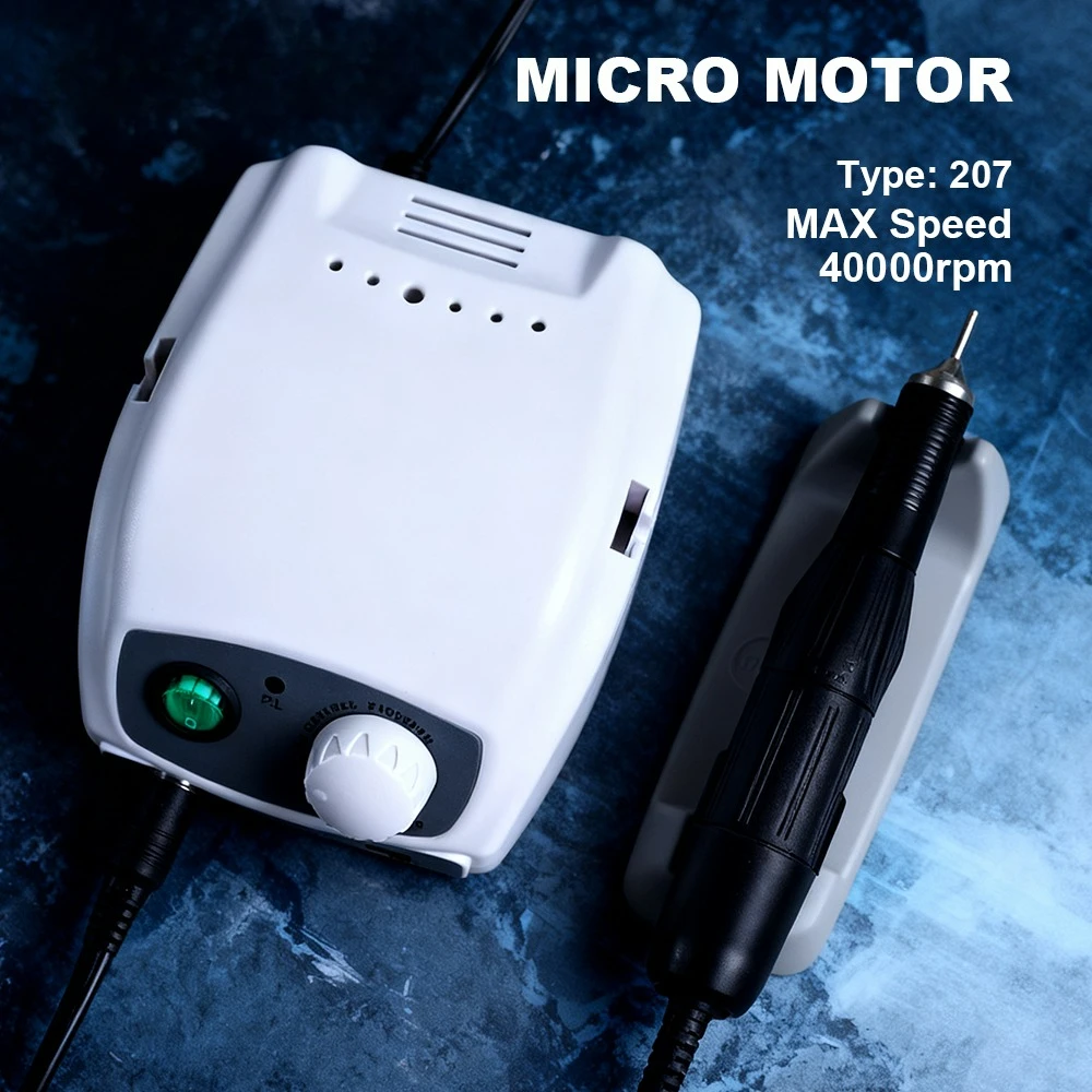 FASTRONG 207 Dental Micromotor 40000 RPM Dental Lab Polishing Machine 103/106/107 Polishing Handpiece Dentistry Grinder Tools