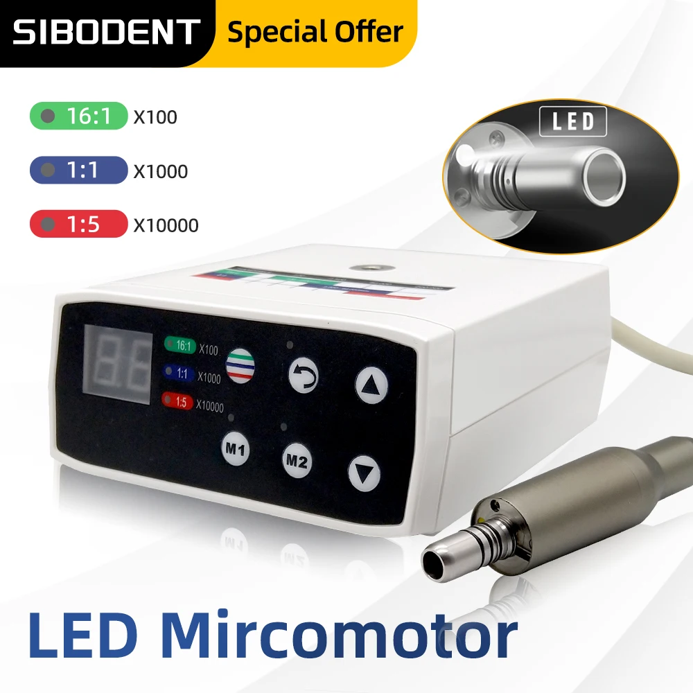 

Стоматологические procedures Advanced Micro Dental Electric Motor Clinic Бесщеточный светодиодный микромотор Наконечник Полировщик Наконечники Инновационные