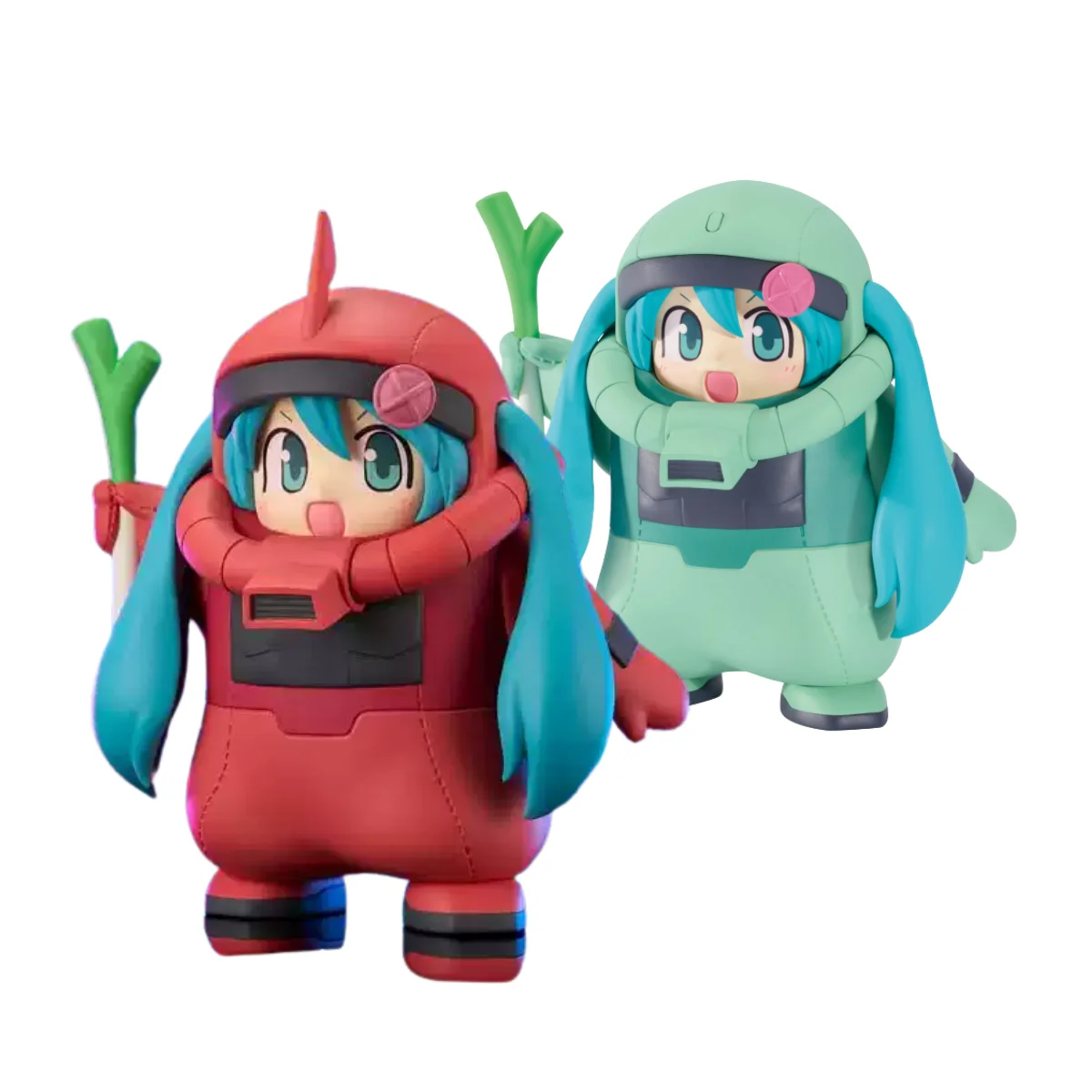 

[Genuine Original] Bandai Banpresto Hatsune Miku Hatsune Miku Zaku Mobile Suit Gundam PVC Anime Figure Model Collector Figurine