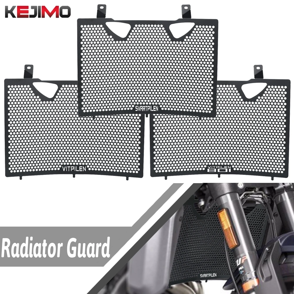 

2025 2026 Motorcycle Aluminum Radiator Grille Guard Grill Protection Cover Protection For Husqvarna Svartpilen 801 Vitpilen 801