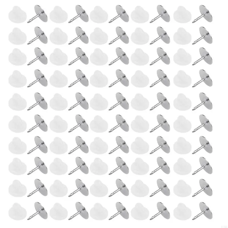R3MC 50PCS دبابيس قبعة المطاط لخياطة ملحقات صياغة متينة محمولة #3