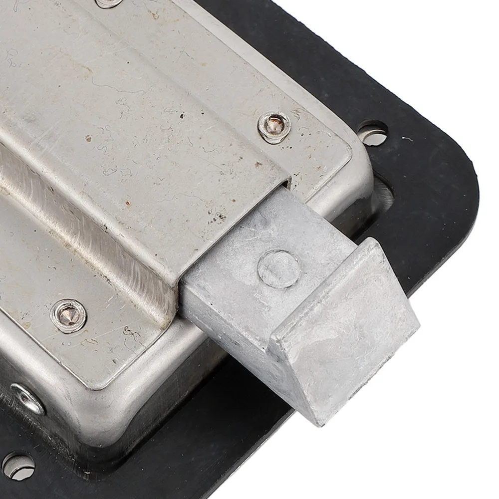 2 set Portable Stainless Steel Tool Box Latch Rustproof High Strength RV Handle Latch Paddle Latch Handle Camper