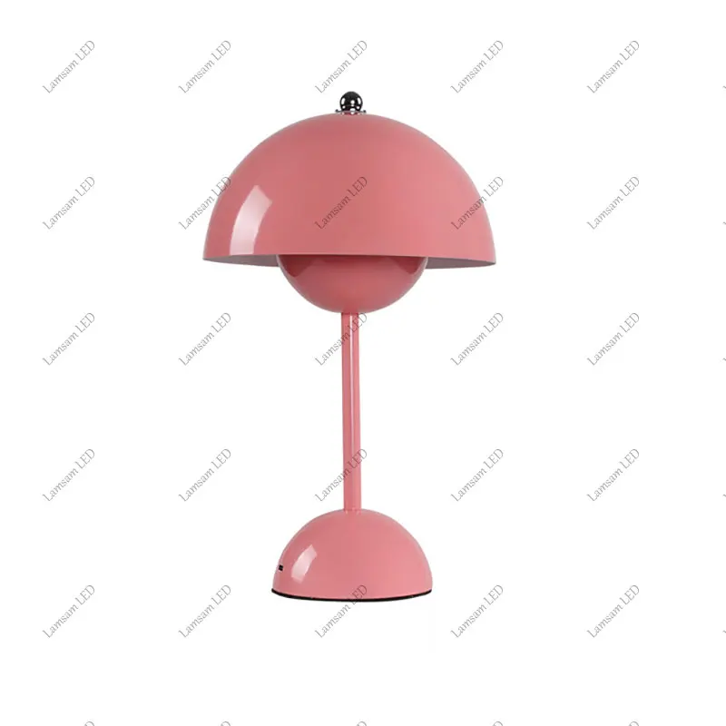 Imagem -06 - Recarregável Led Flower Bud Table Lamp Touch Sensing Lâmpada Tricolor dc Cabo Usb para Cabeceira Sala de Estar Hotel Cantina