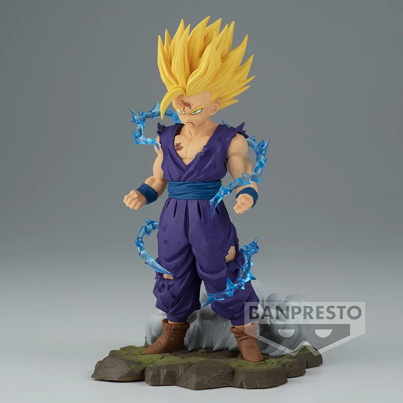 Original Banpresto Dragon Ball History Box vol.10 Super Saiyan Gohan Action Anime Figures DBZ Collectible Model Toys Gifts