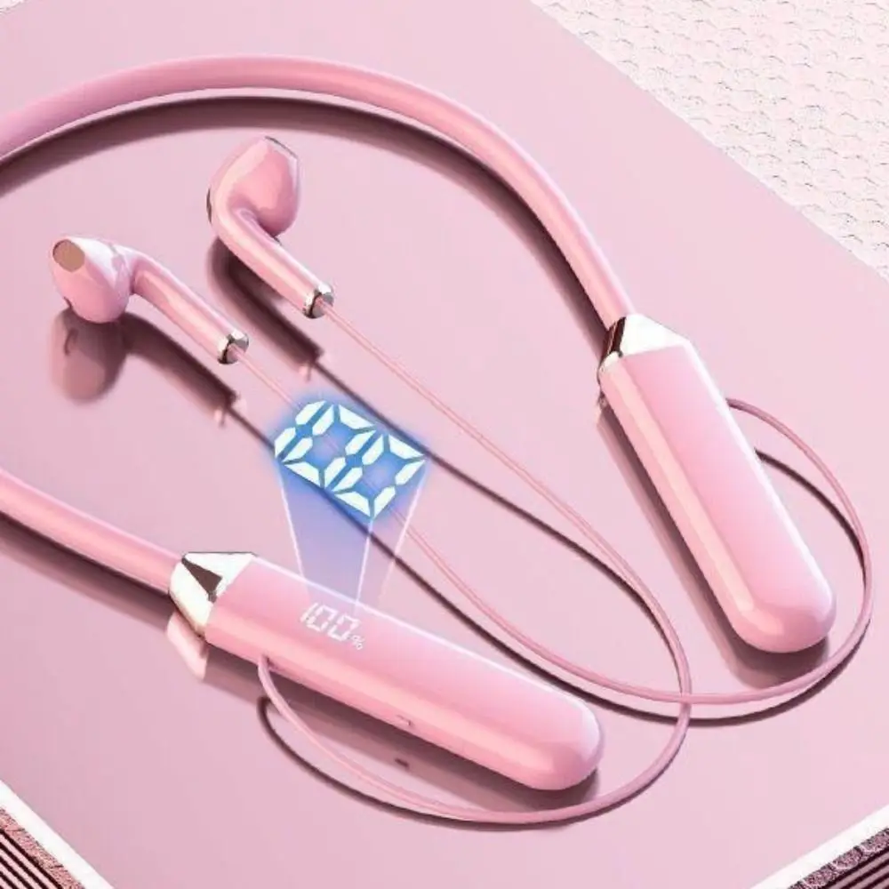 Waterproof Bluetooth Earphone Bluetooth Aluminum Alloy Wireless Headphones With Microphone Bilateral Stereo Neckband Headphones