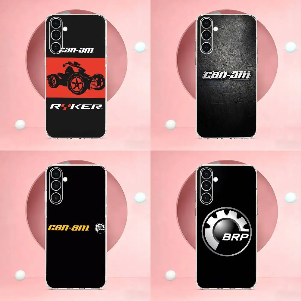 Can Am BRP Can-am Team Phone Case Transparent Soft case Silicone For Samsung A73,A72,A71,A70,A53,A52,A51