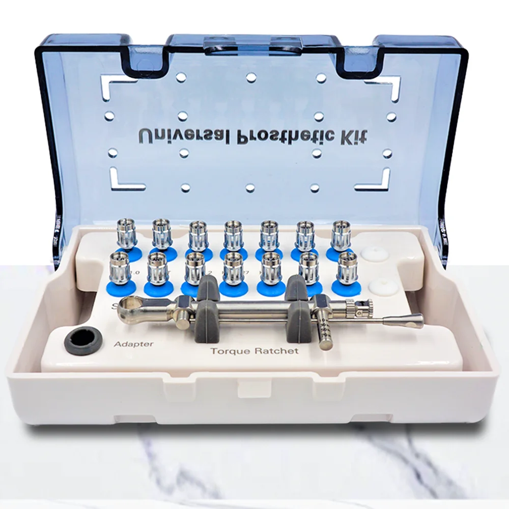 Dental Universal Implant Torque Screwdrivers Wrench Implant Restoration Tool Kit 10-70NCM Dentistry Instruments