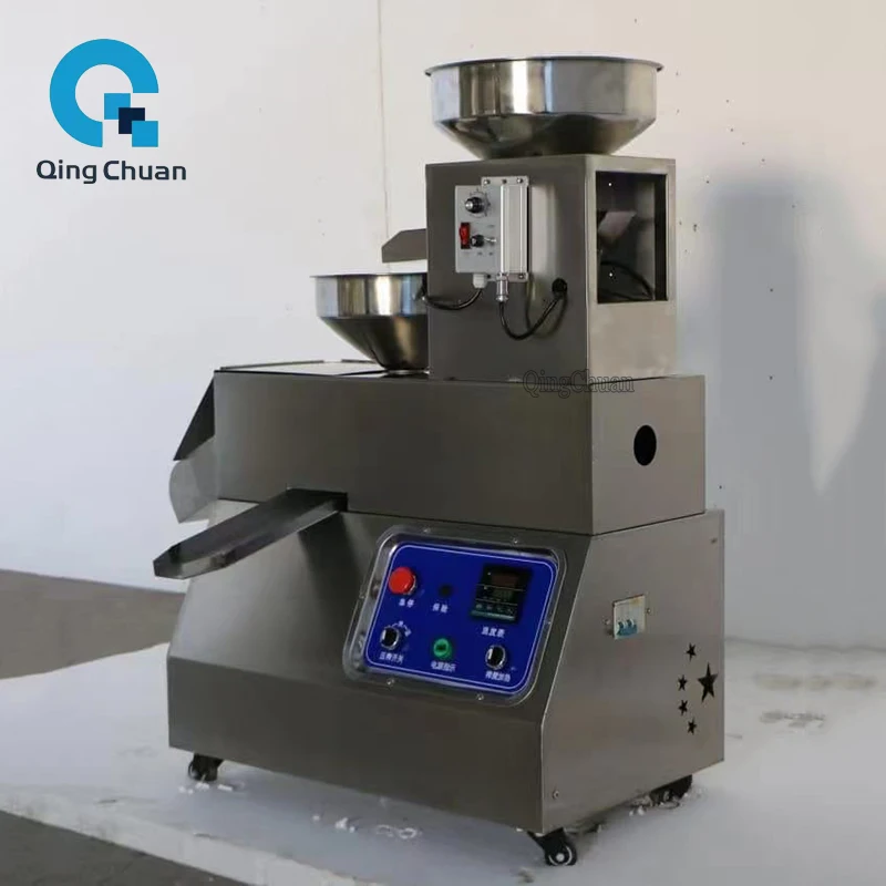 

Oil Press Machine Commercial 1500W H-58 15Kg per hours Home Peanut Flaxseed Cold Squeezer Linseed Sunflower Seeds Extraction