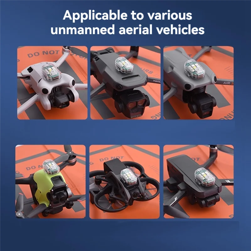 B34B-Highlight Wireless Remote Control LED Strobe Light Drone Strobe Light Aircraft Strobe Lights