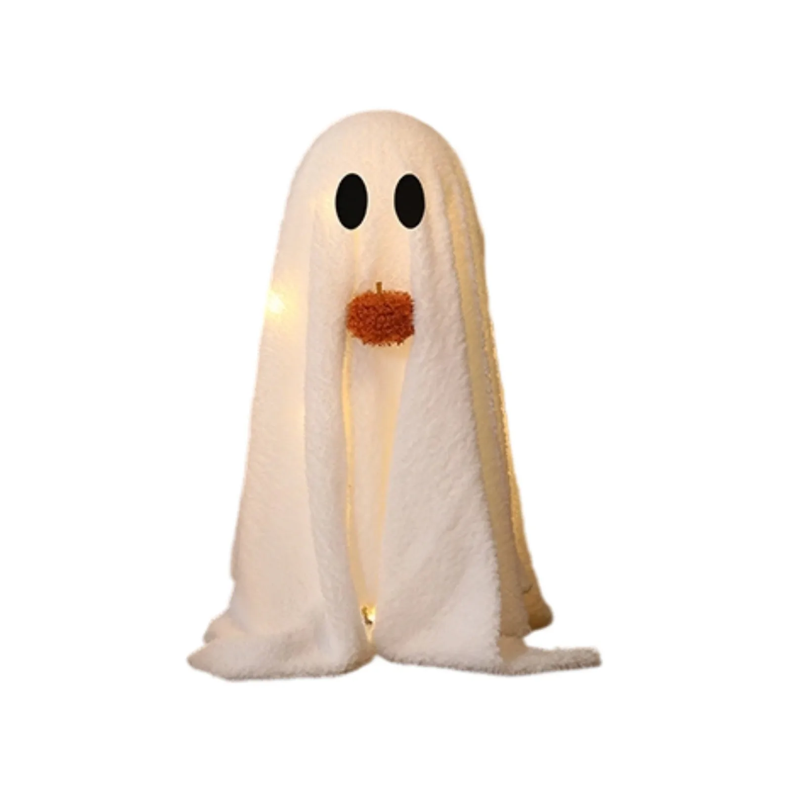 2PC Halloween Horror Glowing Ghost Indoor Decoration Scary Haunted House Prop Halloween Party Atmosphere Decoration Prop