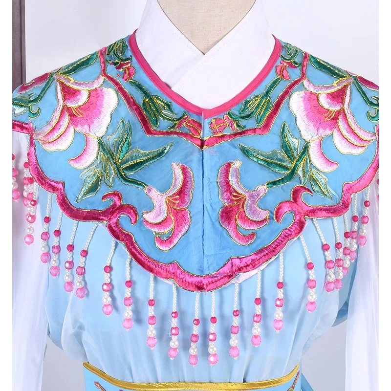 Shaoxing Opera Huangmei Opera Huadan, Min Opera, Cantonese opera, Embroidered, Ancient Traditional Opera Performance Costume