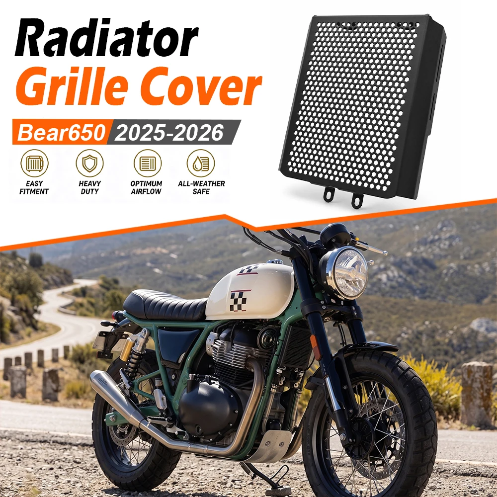 For Big Bear INT650 INT 650 Bear650 2026 2025 Motorcycles Radiator Grille Cover Oil Cool Heat Shield Guard Case Accessories