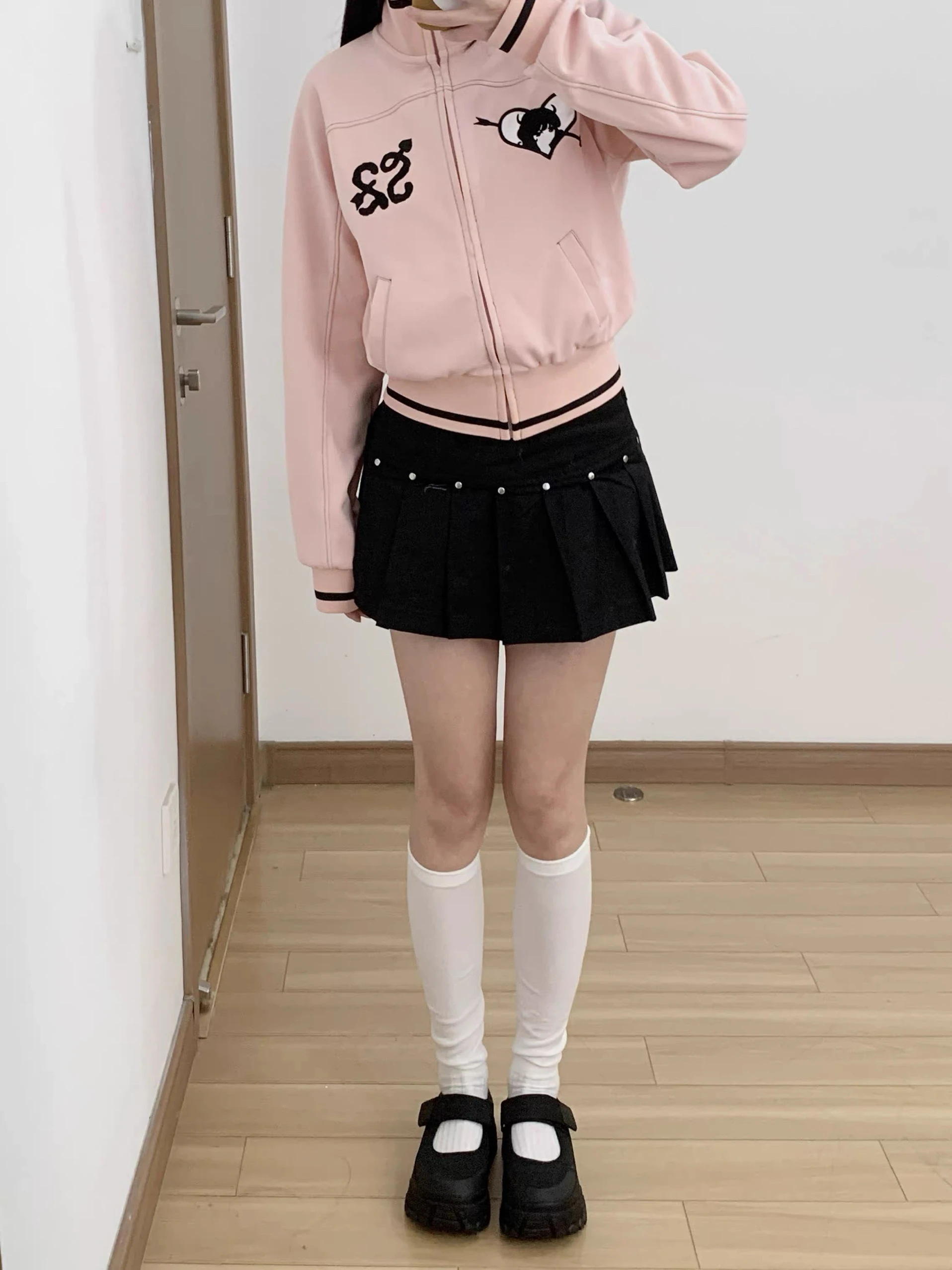 ♥ Hearts2Hearts track jacket Blue Zip-Up Track Jacket