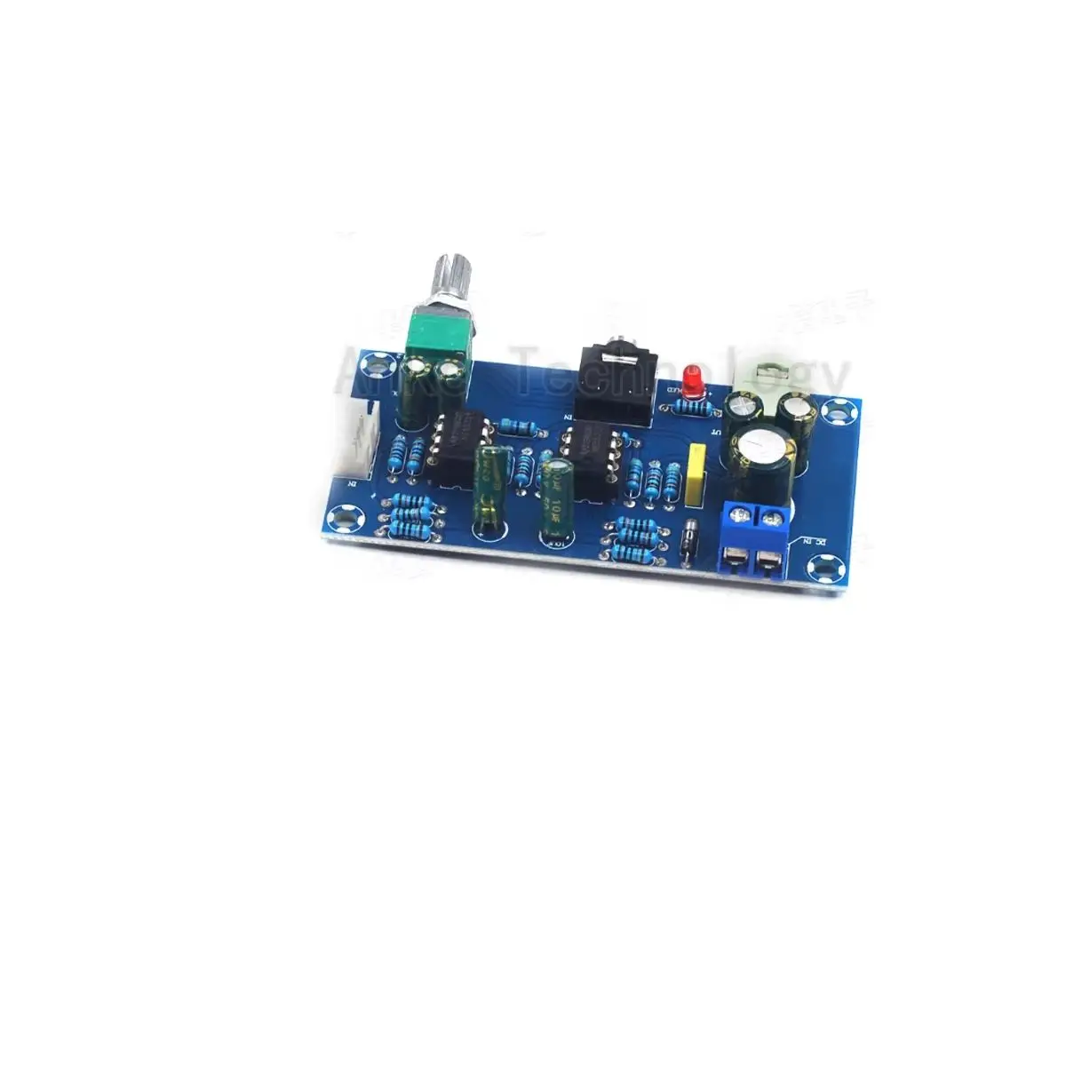 Single Power Supply Version 47 Headphone Amplifier Kit, Portable Headphone Amplifier PCB Circuit Board DIY Loose Parts