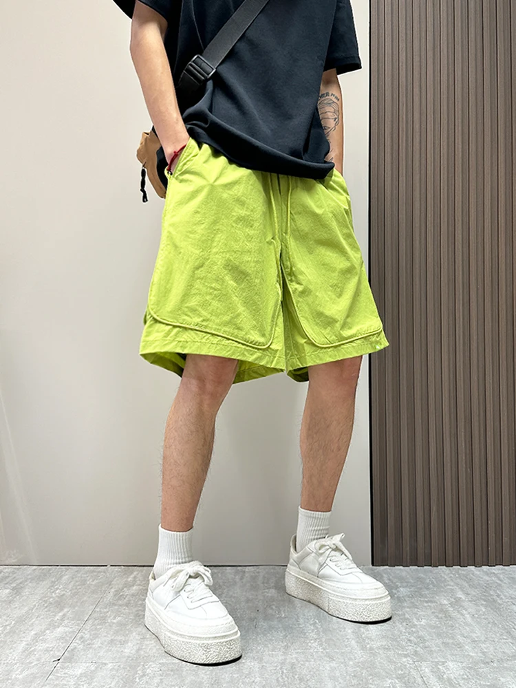 

American Sle Casual Workwear ort Pants Men's Summer Thin Qui Dry Sports Leisure Five-Point Beachwear Pants