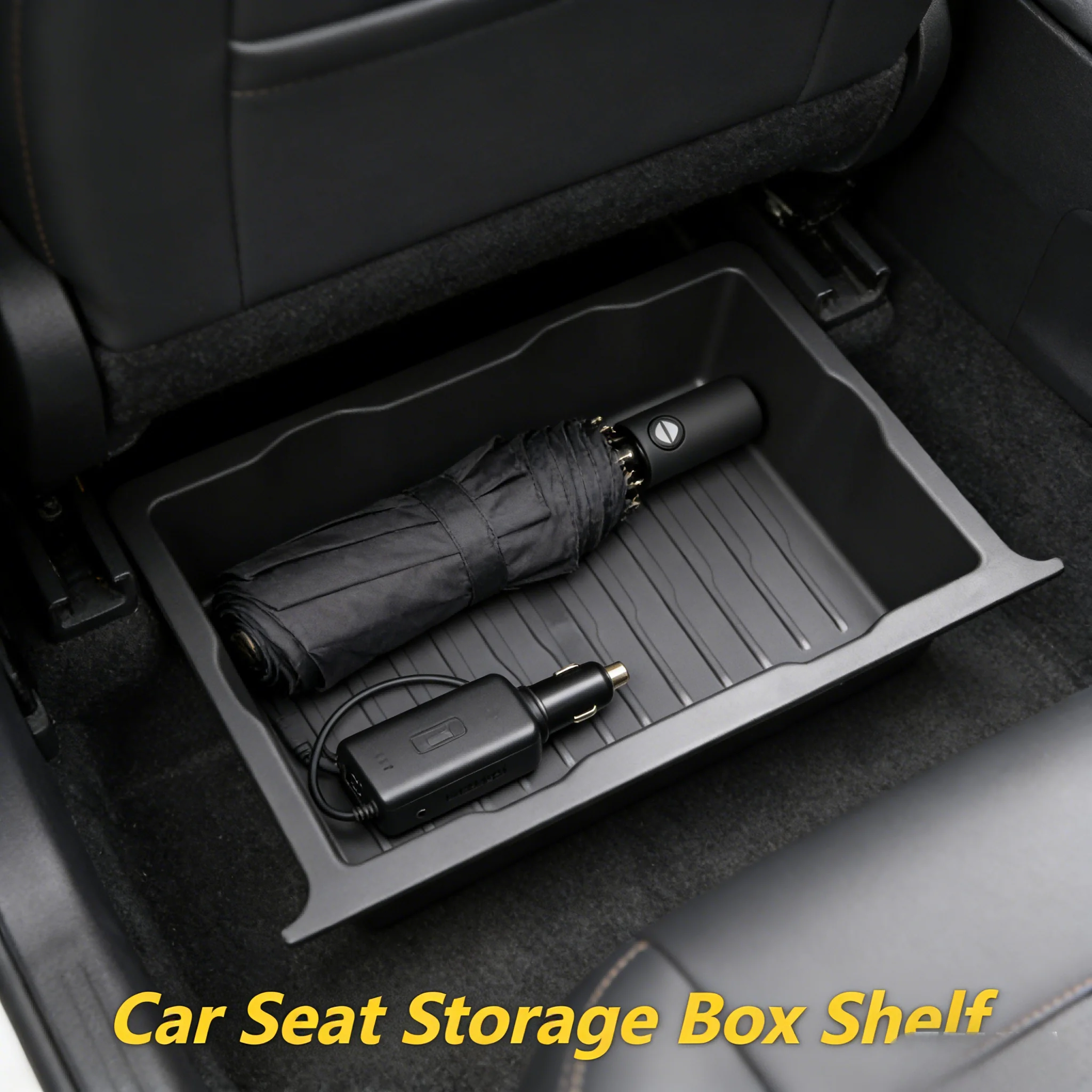 

Car Seat Storage Box Shelf With Storage Tray Multi-Layer Partition Large Capacity Car Seat Seam Backrest Storage Accessories