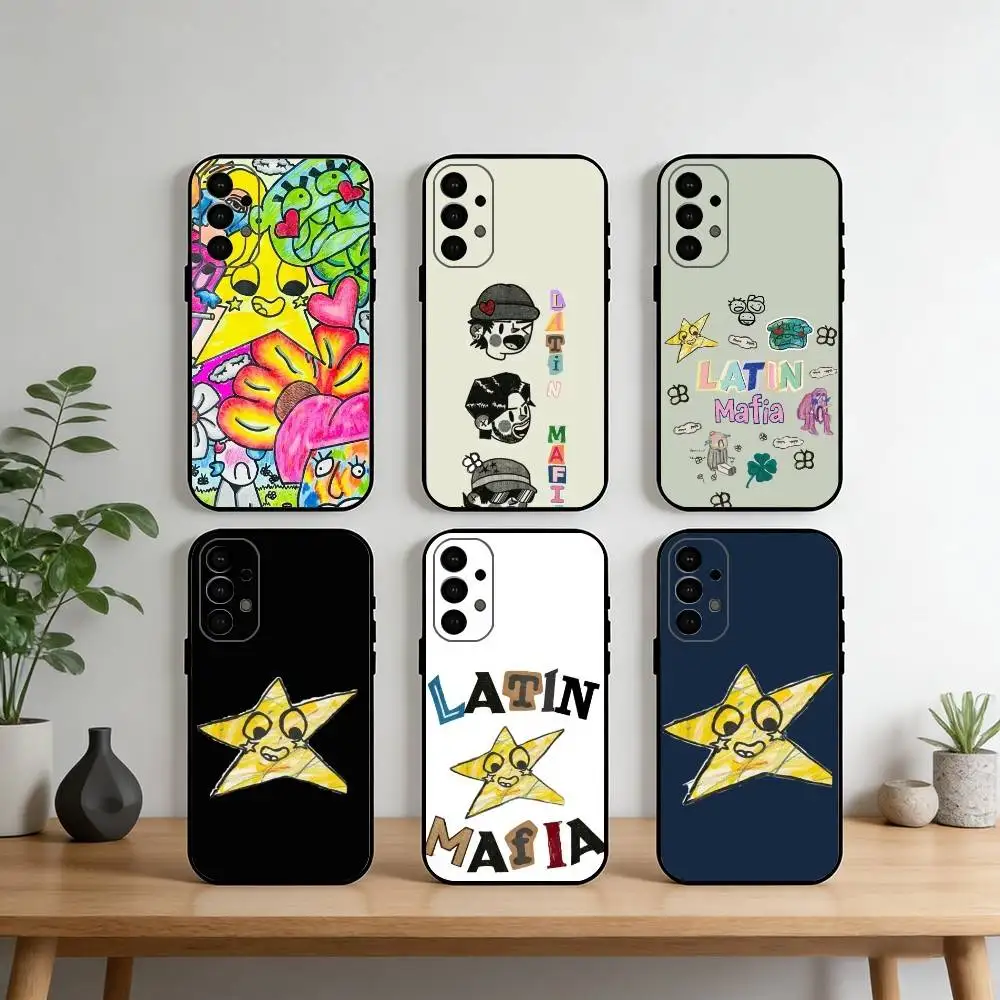 

Latin Mafia Creative Phone Case For Samsung S25,S24,S21,S22,S23,S30,Ultra,S20,Plus,Fe,Note,10,9,5G Black Cover