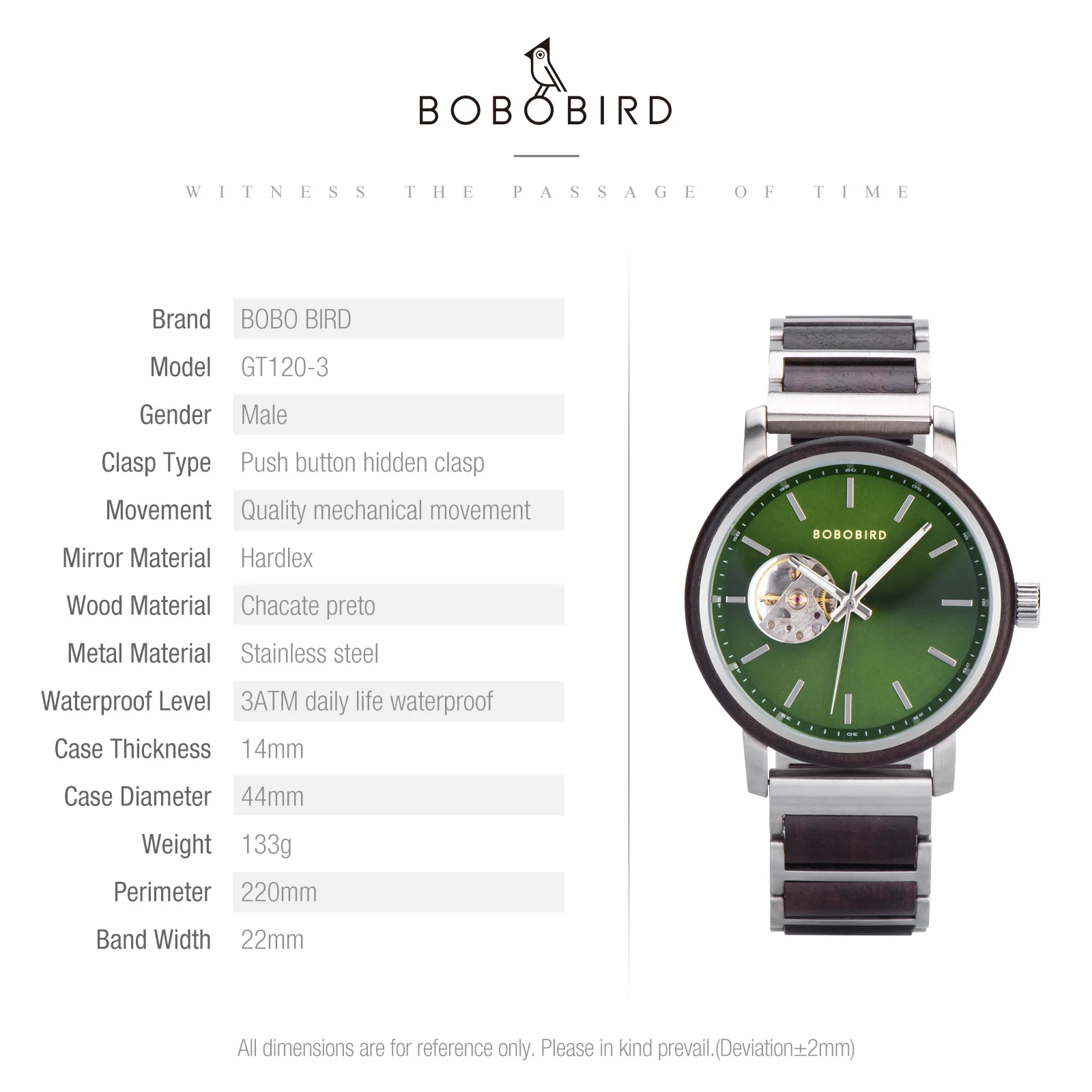 Мужские часы BOBO BIRD, автоматические механические наручные часы из цельного дерева, индивидуальное имя, задняя крышка, текст, отличный рождественский подарок, дропшиппинг