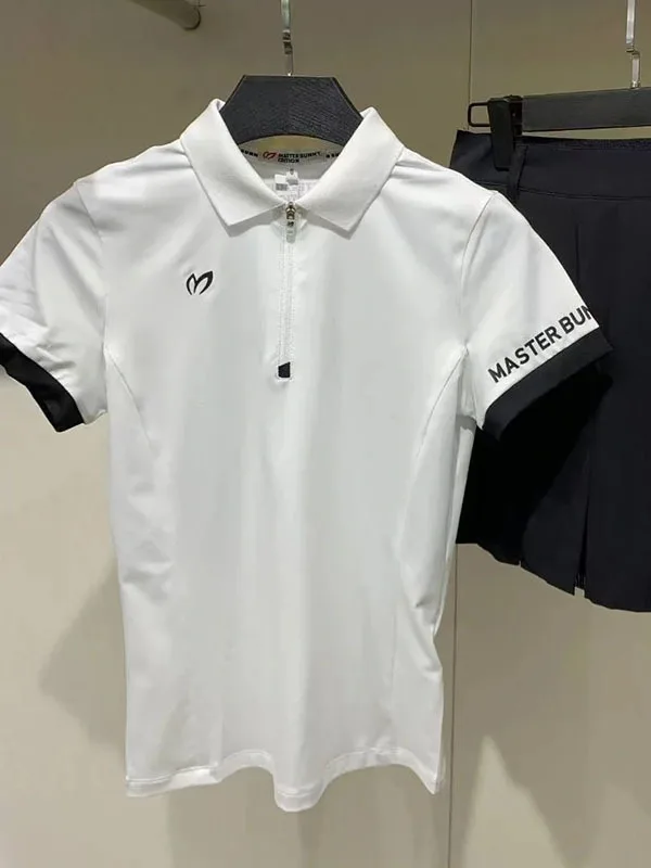 fashionable-golf-ladies-t-shirt-quick-dry-sweat-sport-new-model-pink-collar-short-sleeve-slim-fit-online-exclusive-customizable