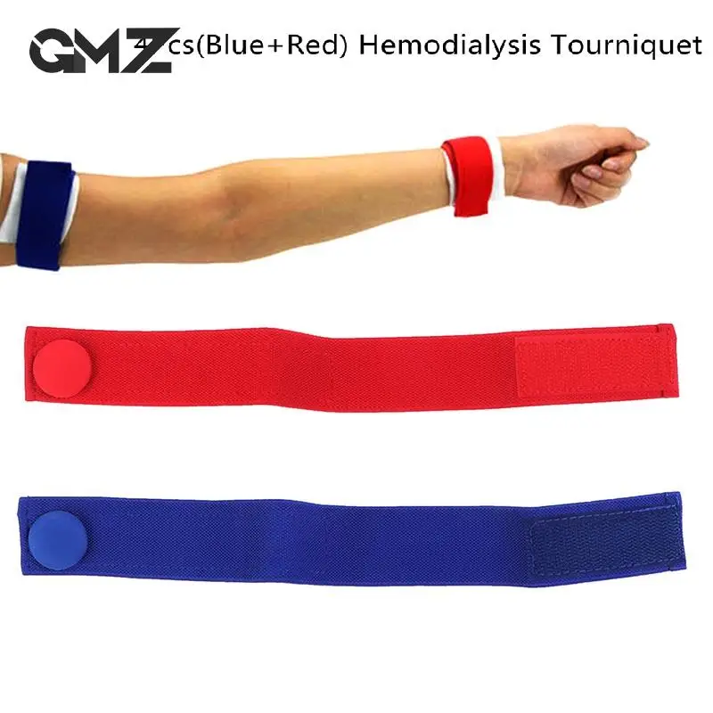 4pcs Plus Flexible Venous Hemostatic Buckle Strap Nursing-specific Dialysis Medical Hemodialysis Tourniquet