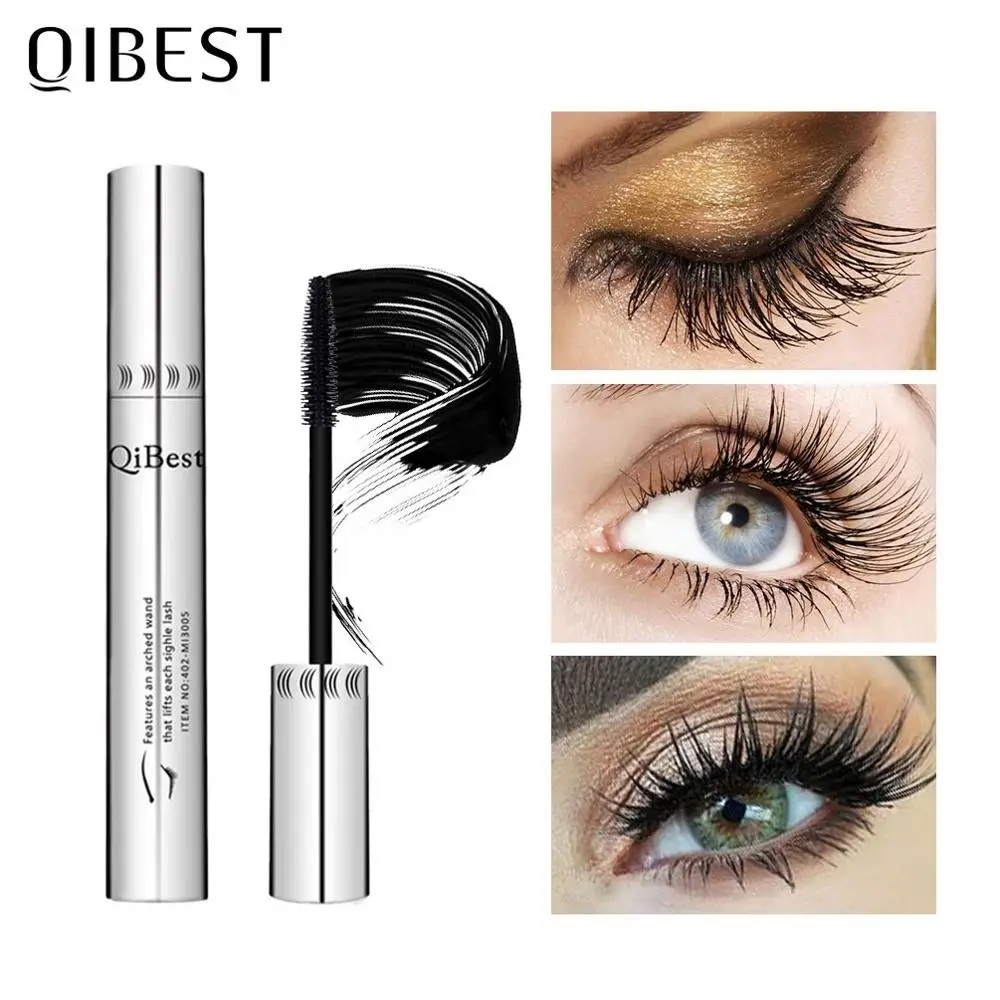 4D Black Mascara Silky Eyelashes Lengthening Eye Cosmetics Waterproof Rimel Mascara Eyelash Extension Thick Eyelashes Makeup